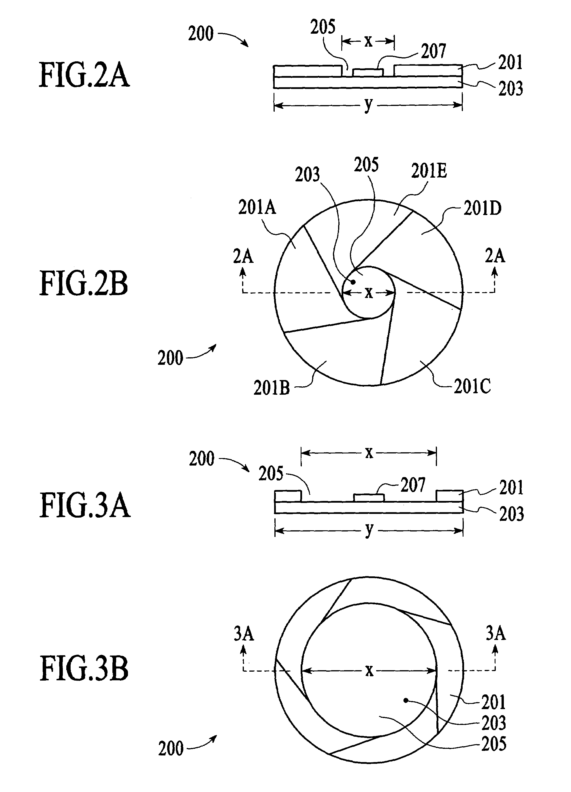 Light emitting device with adjustable reflector cup