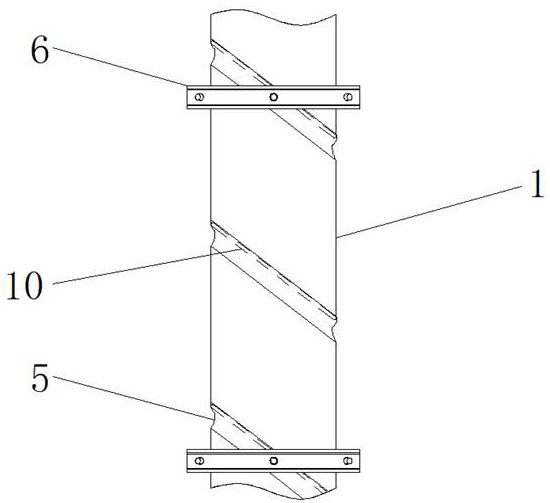 A connection cable structure for robot underwater operation