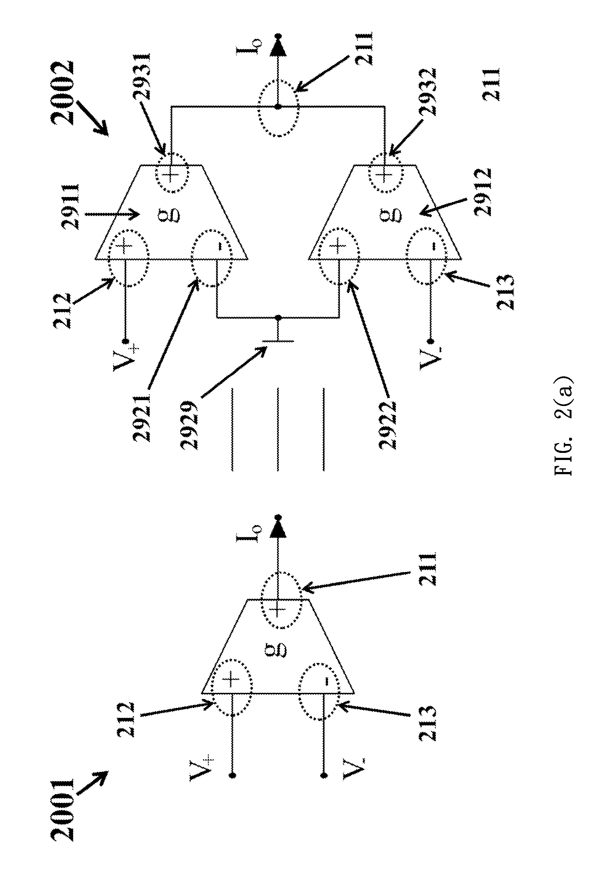 Complimentary single-ended-input ota-c universal filter structures