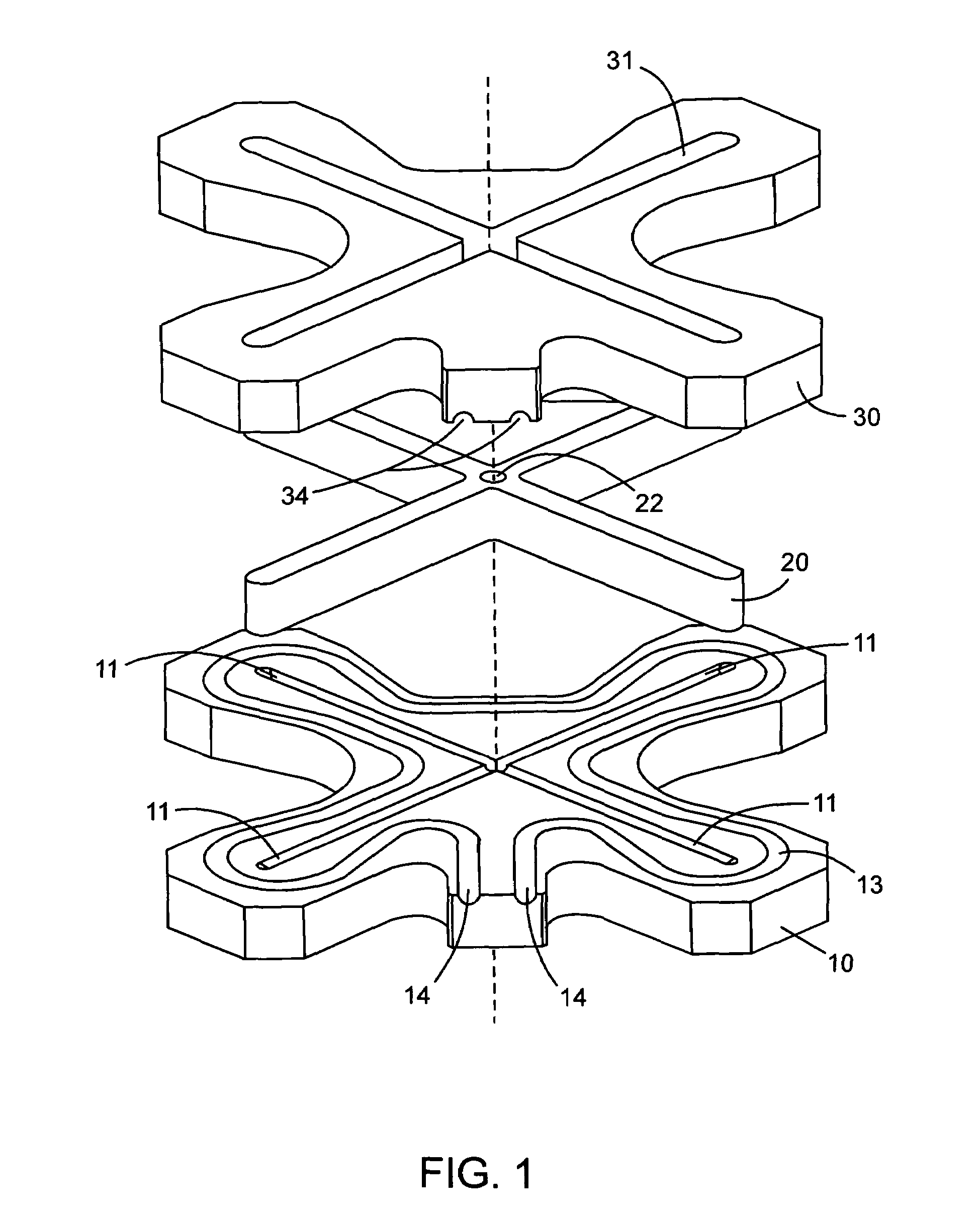 Three-piece molding manifold