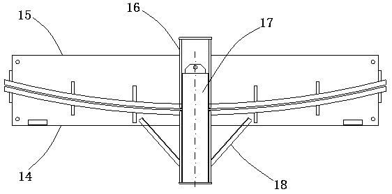 Swivel bridge with vibration isolating function and construction method of swivel bridge