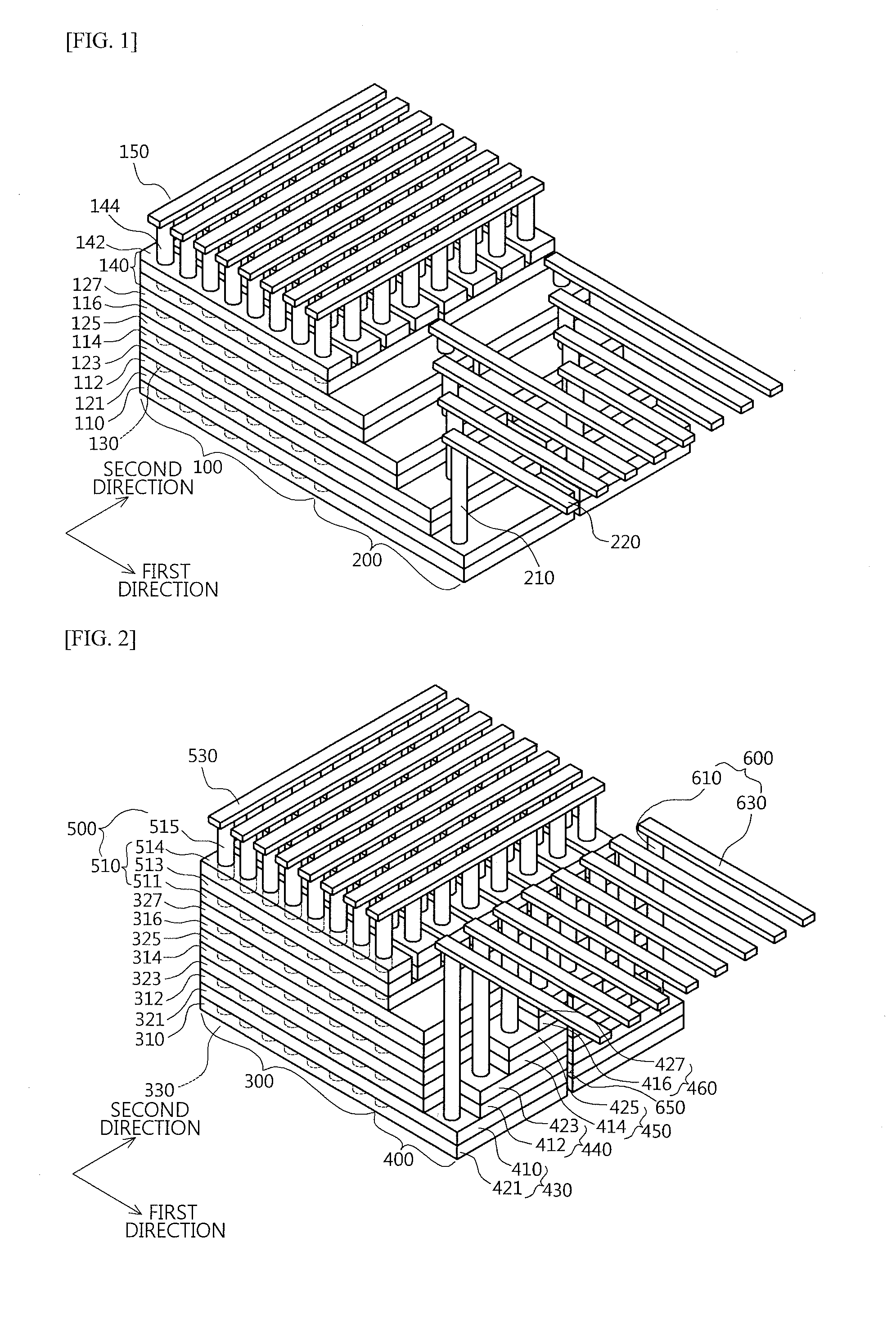 Memory having three-dimensional structure and manufacturing method thereof
