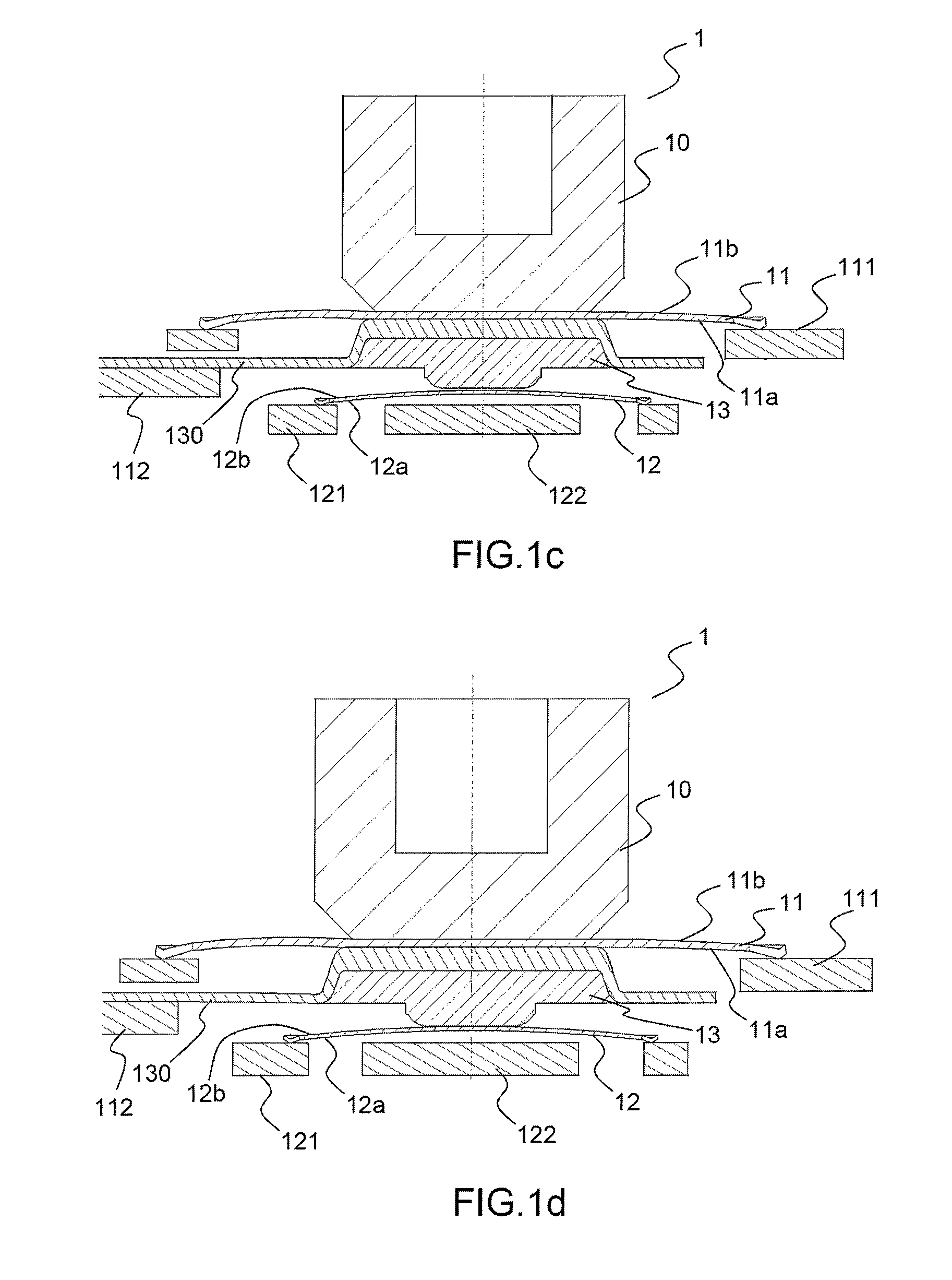 Compact Double-Contact Secured Pushbutton Switch