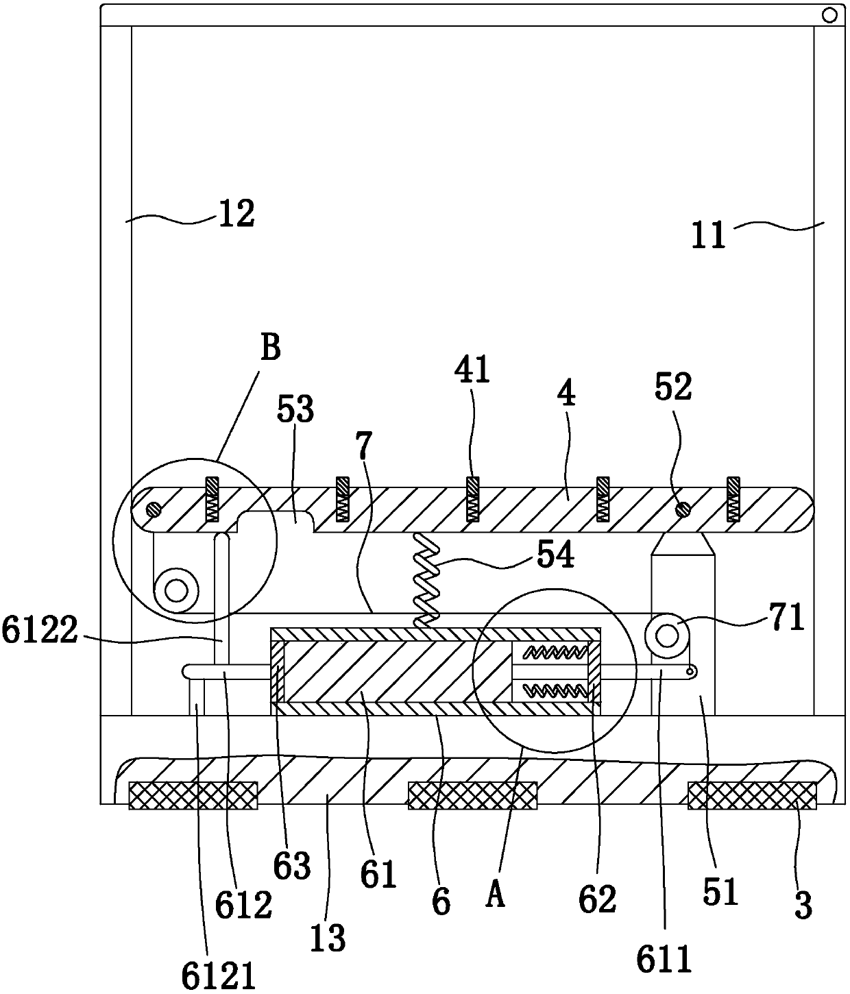 A vehicle storage device