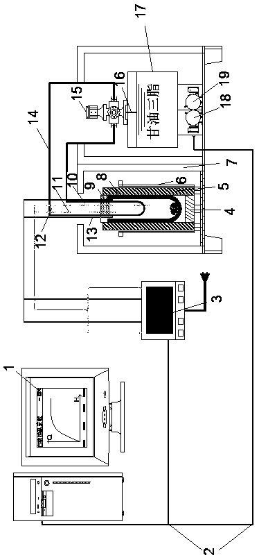 Device for testing cement hydration heat at constant temperature