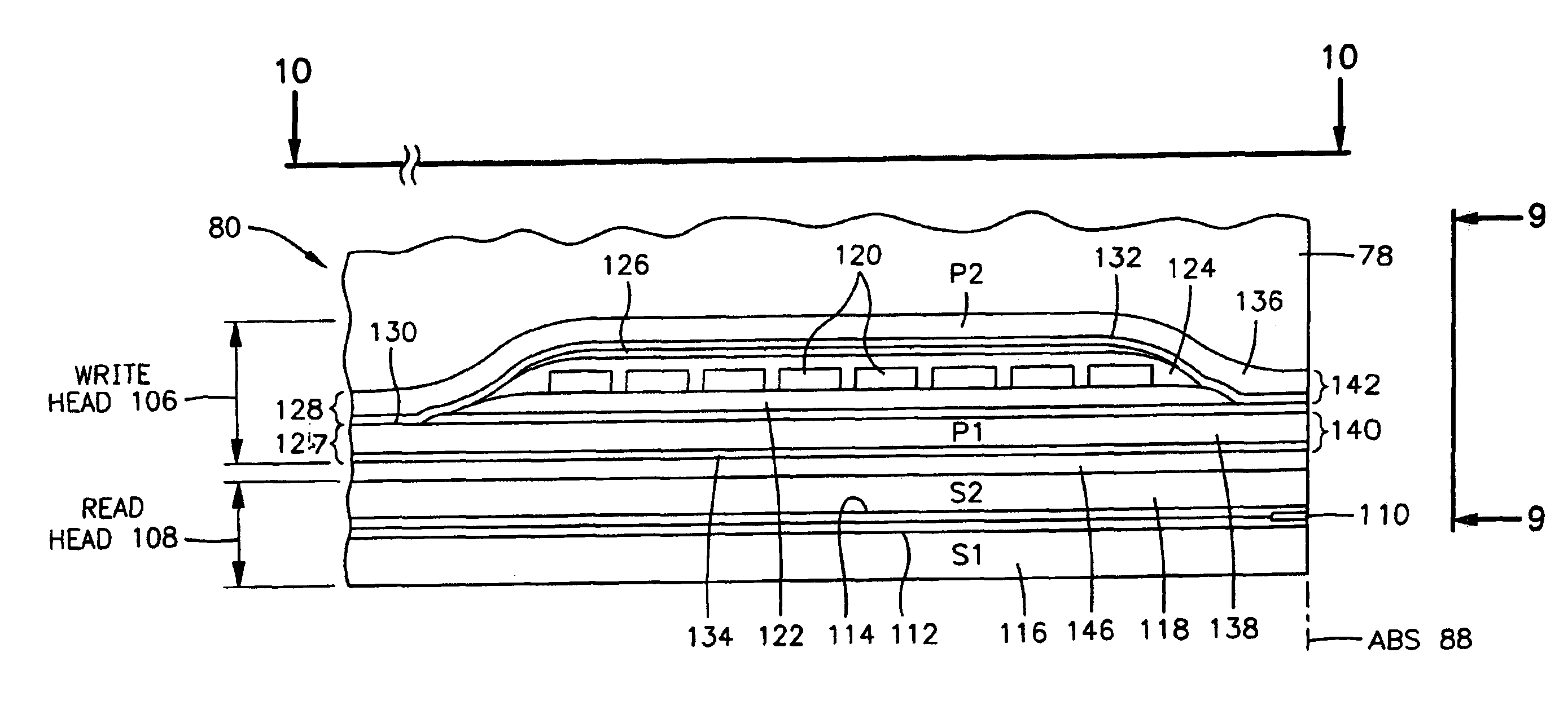 High-saturation thin-film write head for high-coercivity magnetic data storage media