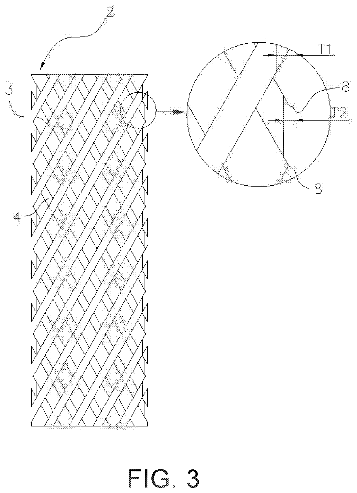 Tubular body containing sic fiber and method for producing the same