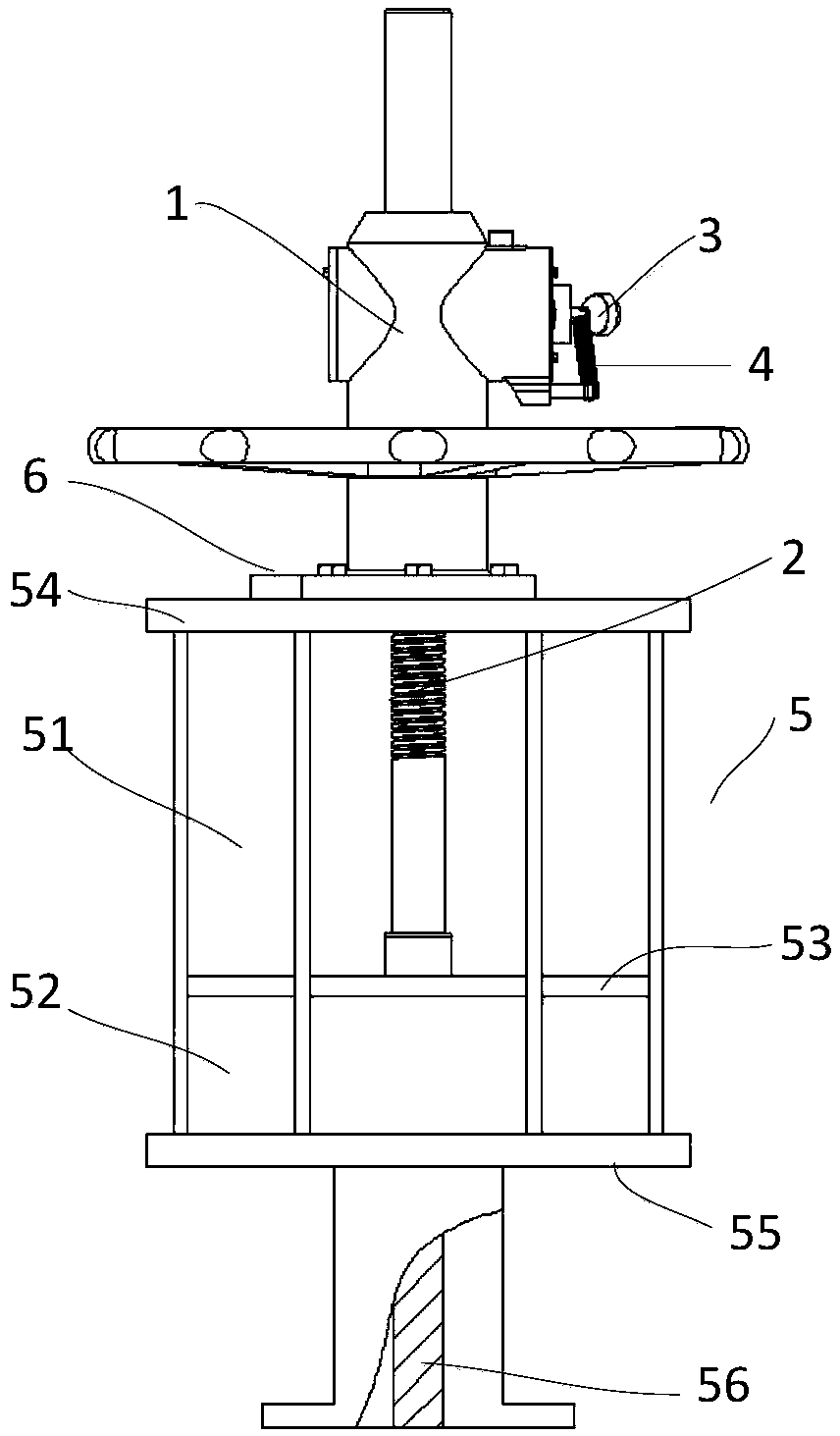 Manual and automatic integrated engagement and disengagement type switching safe operation mechanism