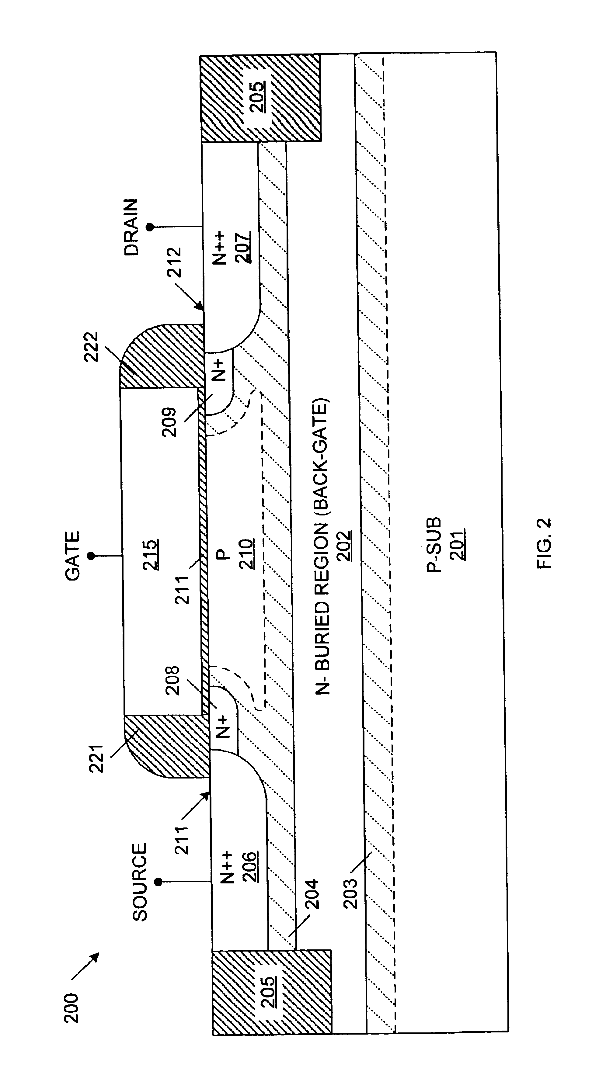 Method of fabricating a one transistor floating-body DRAM cell in bulk CMOS process with electrically isolated charge storage region