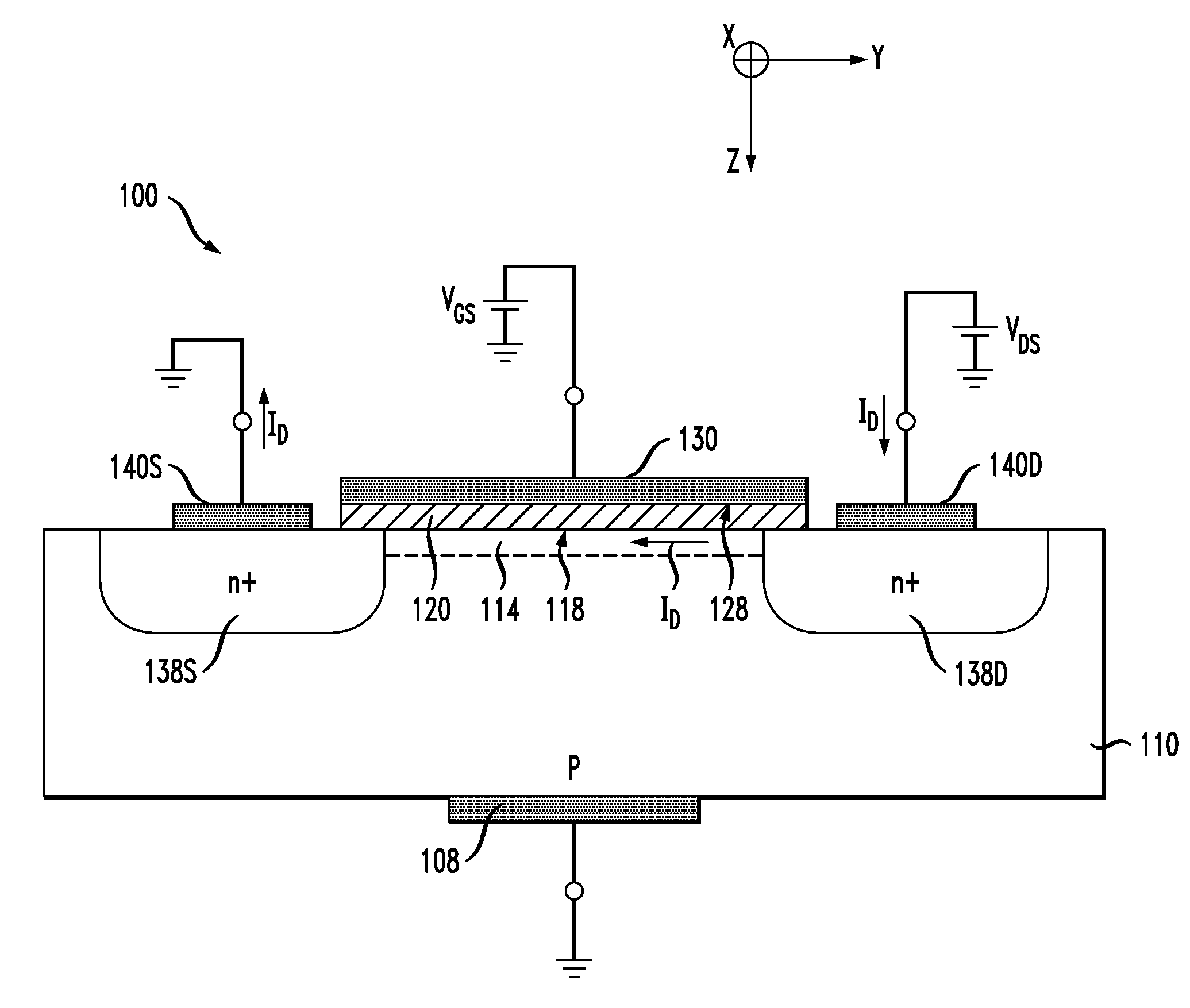 Surface-plasmon detector based on a field-effect transistor