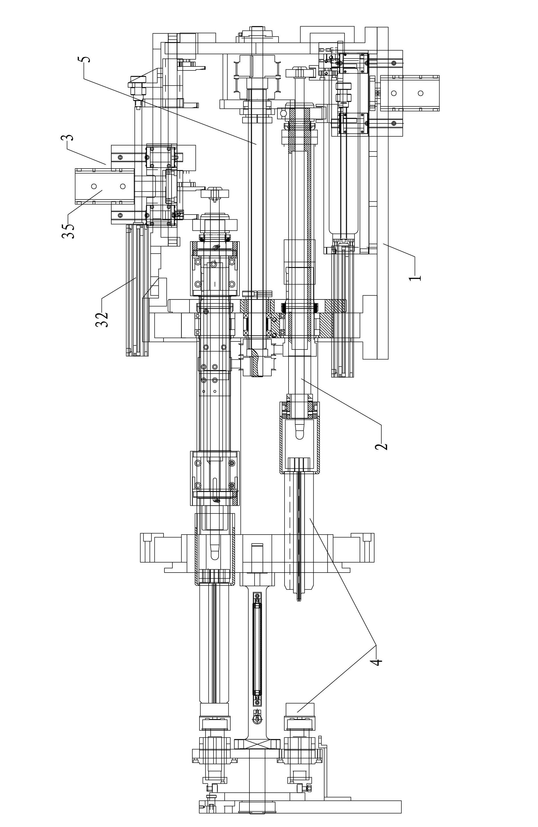 Extraction needle mechanism of double-station winder