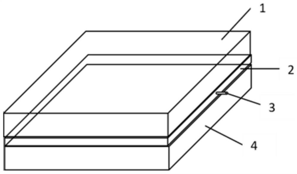 Mold for improving internal quality of liquid forming composite material and control method