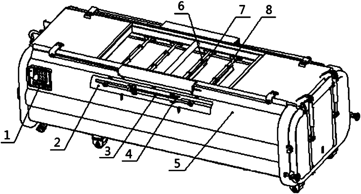 Garbage storage device and garbage truck