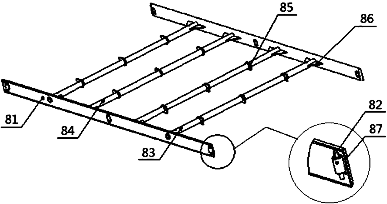 Garbage storage device and garbage truck