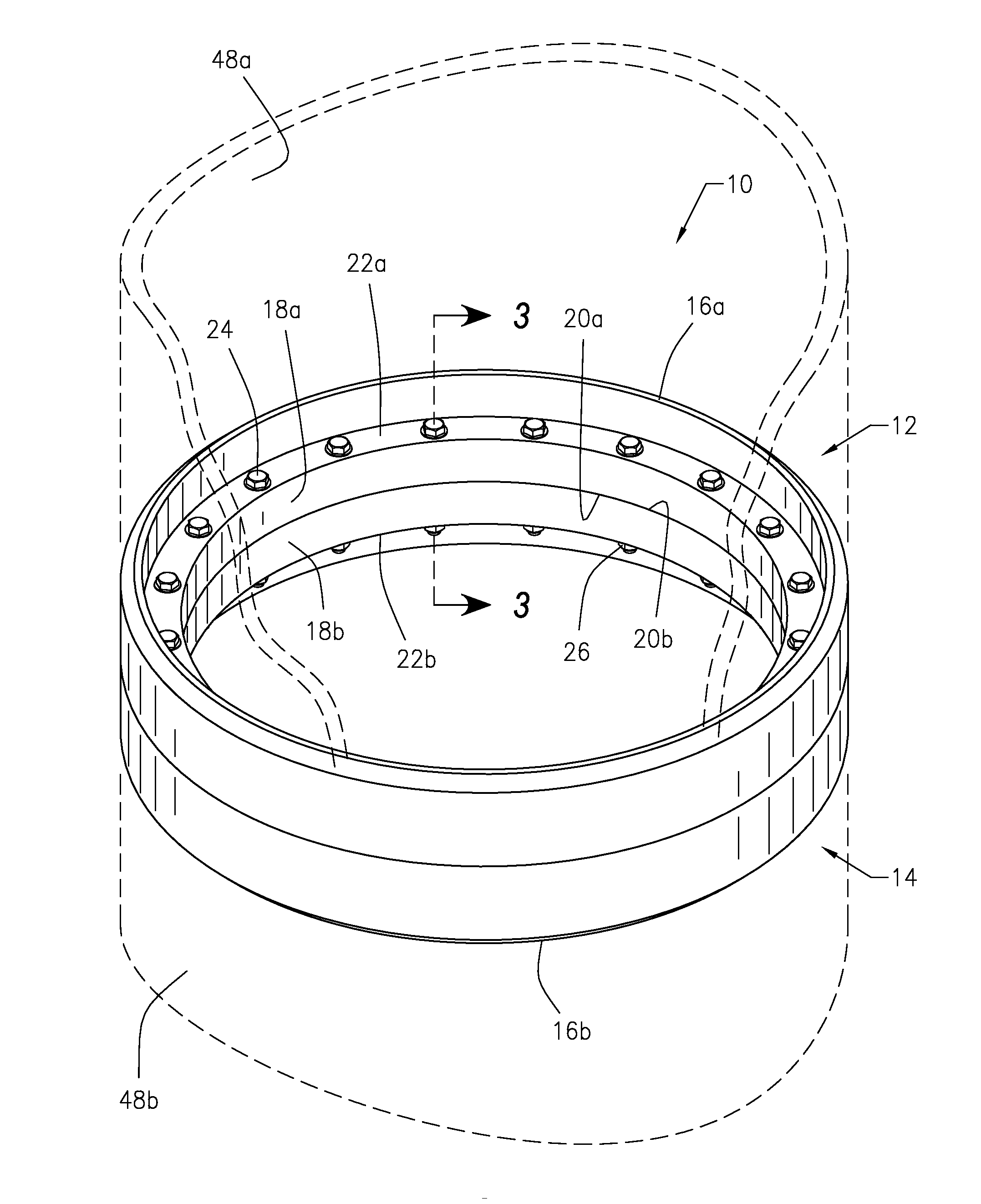 Structural flange connection system and method