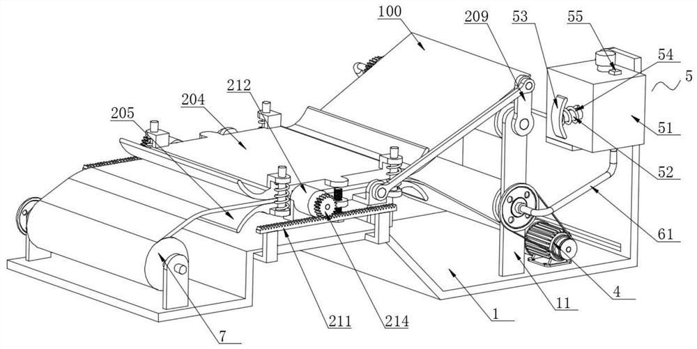 An environment-friendly carpet processing device