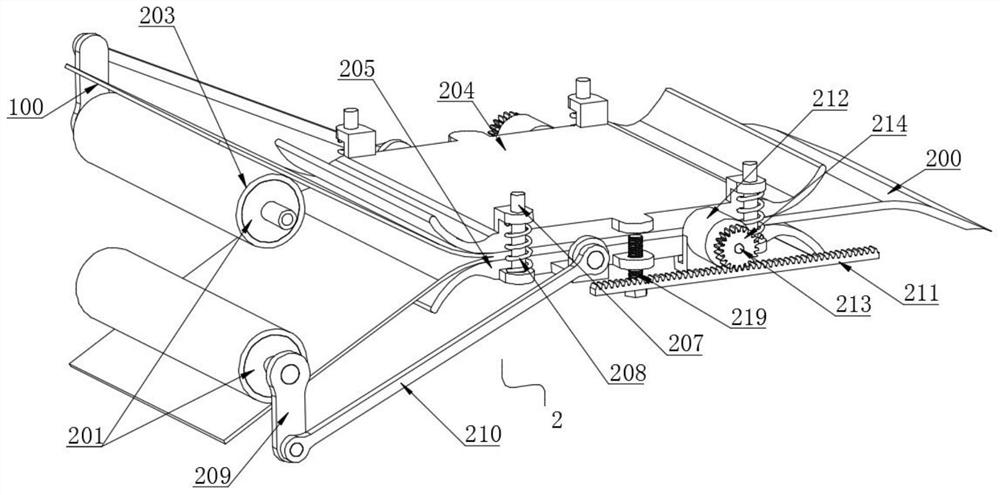 An environment-friendly carpet processing device