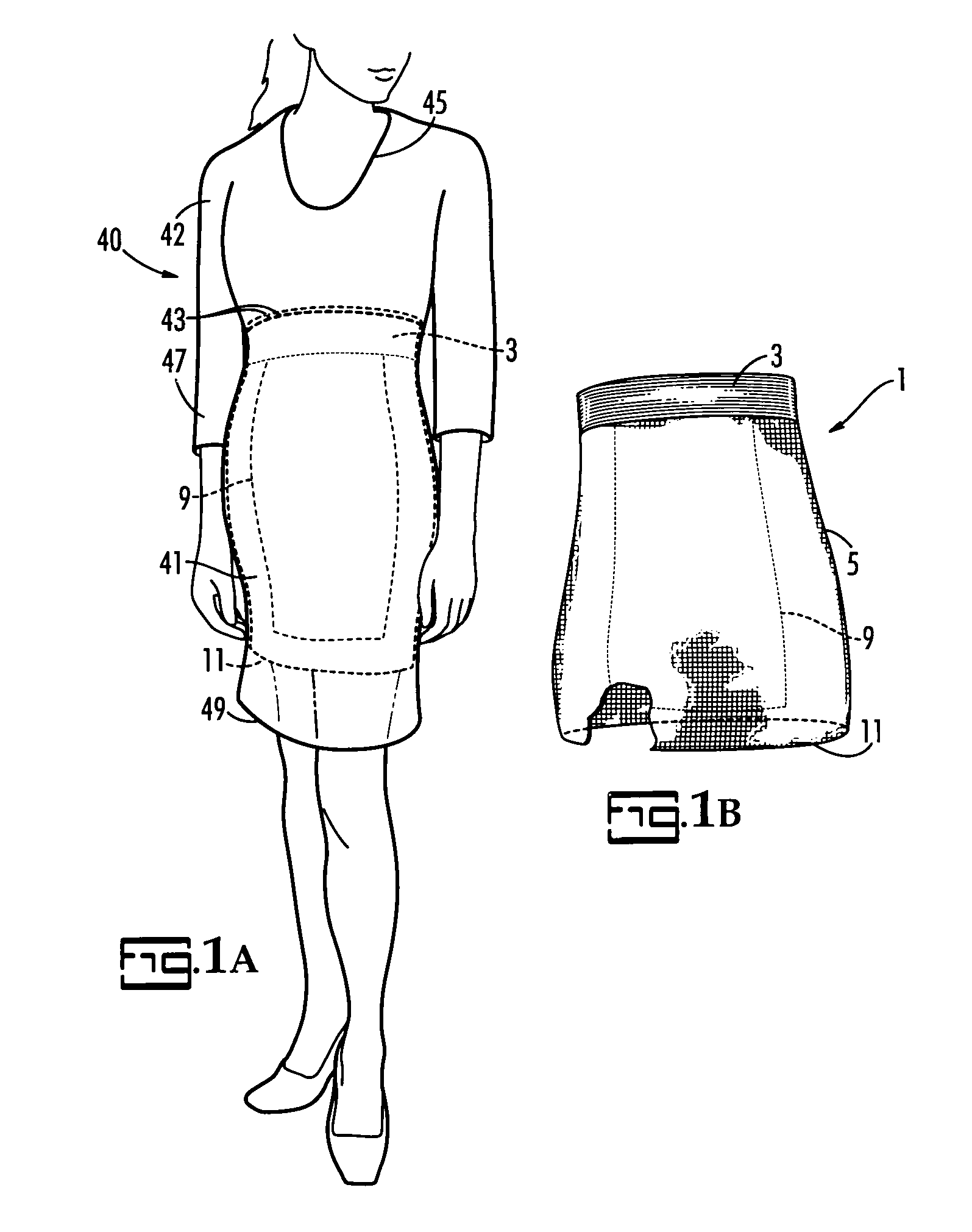 Apparel with Built-in Undergarment