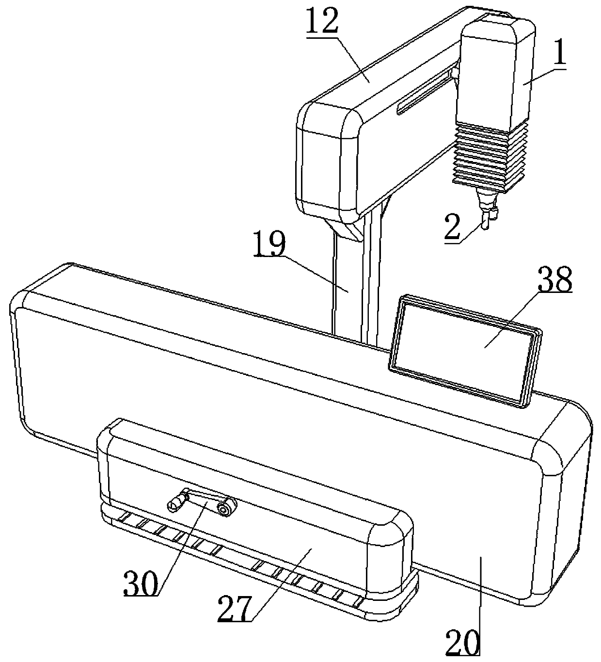 Laser cosmetic instrument for treating scar