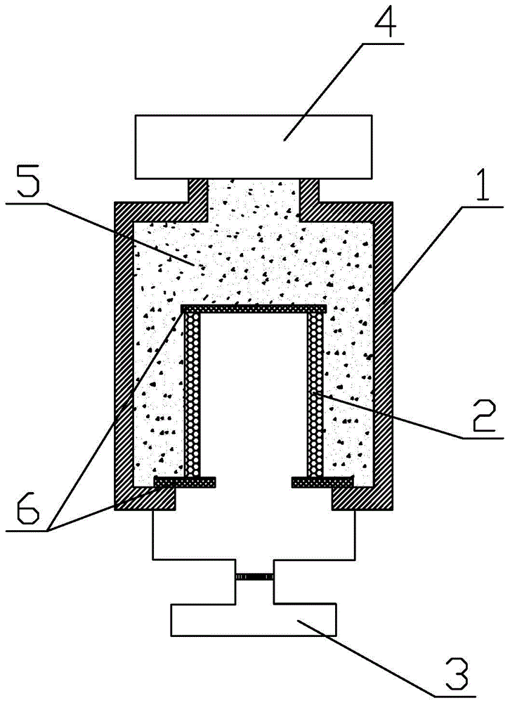 Method for preparing porous material with asymmetric structure