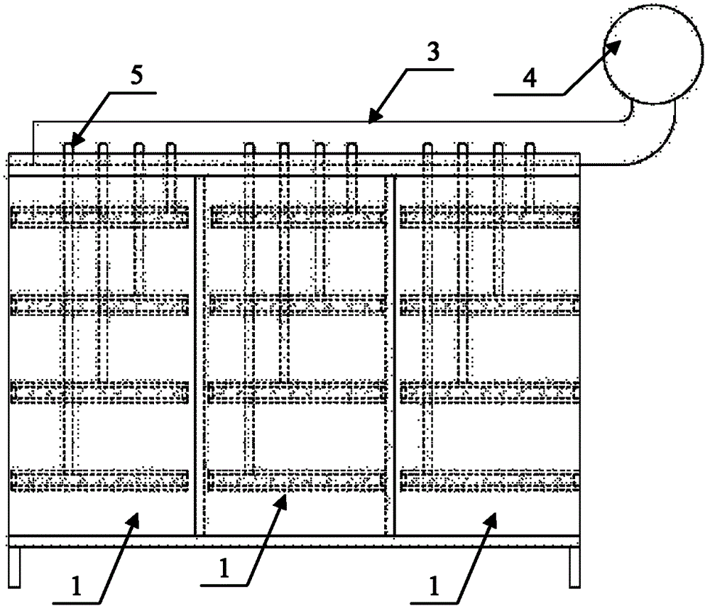 Charging frame and exhausting system for lead acid batteries