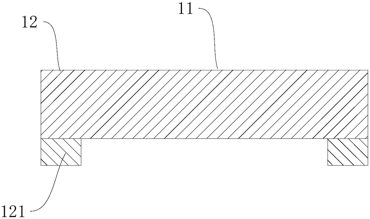 Cover plate assembly of an embedded touch screen and a manufacturing process of the cover plate assembly