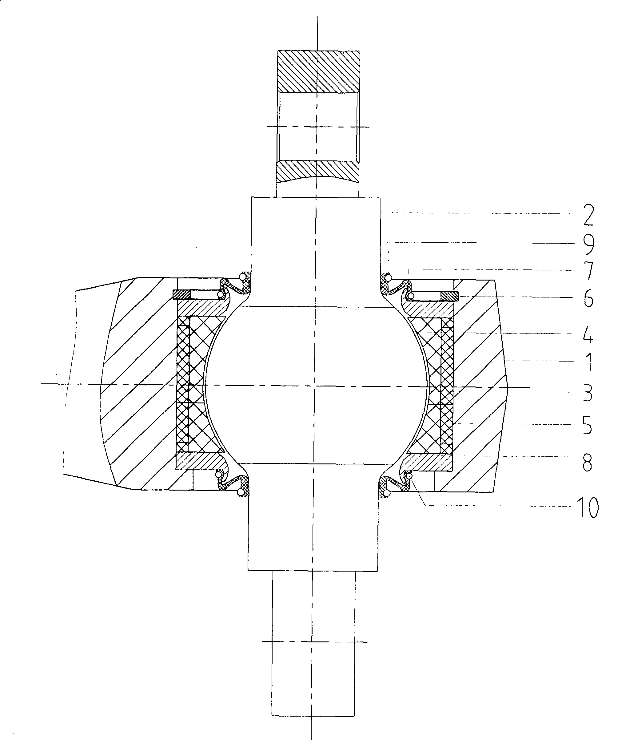 Automobile torque rod assembly