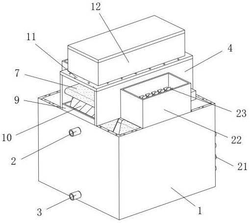 A pulp preparation device for regenerated fiber