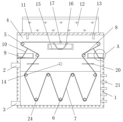 A pulp preparation device for regenerated fiber