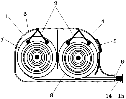 Line drawing steel tape