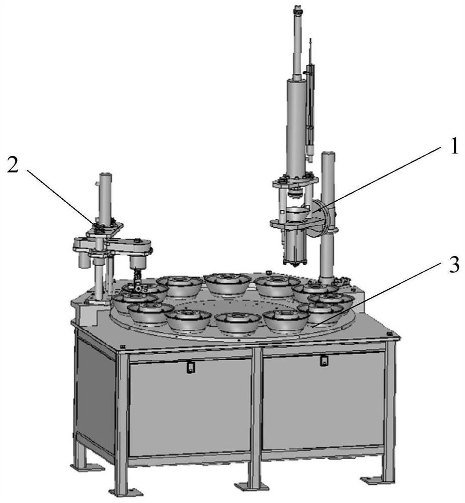 A kind of equipment and method for bottom row ignition powder charge