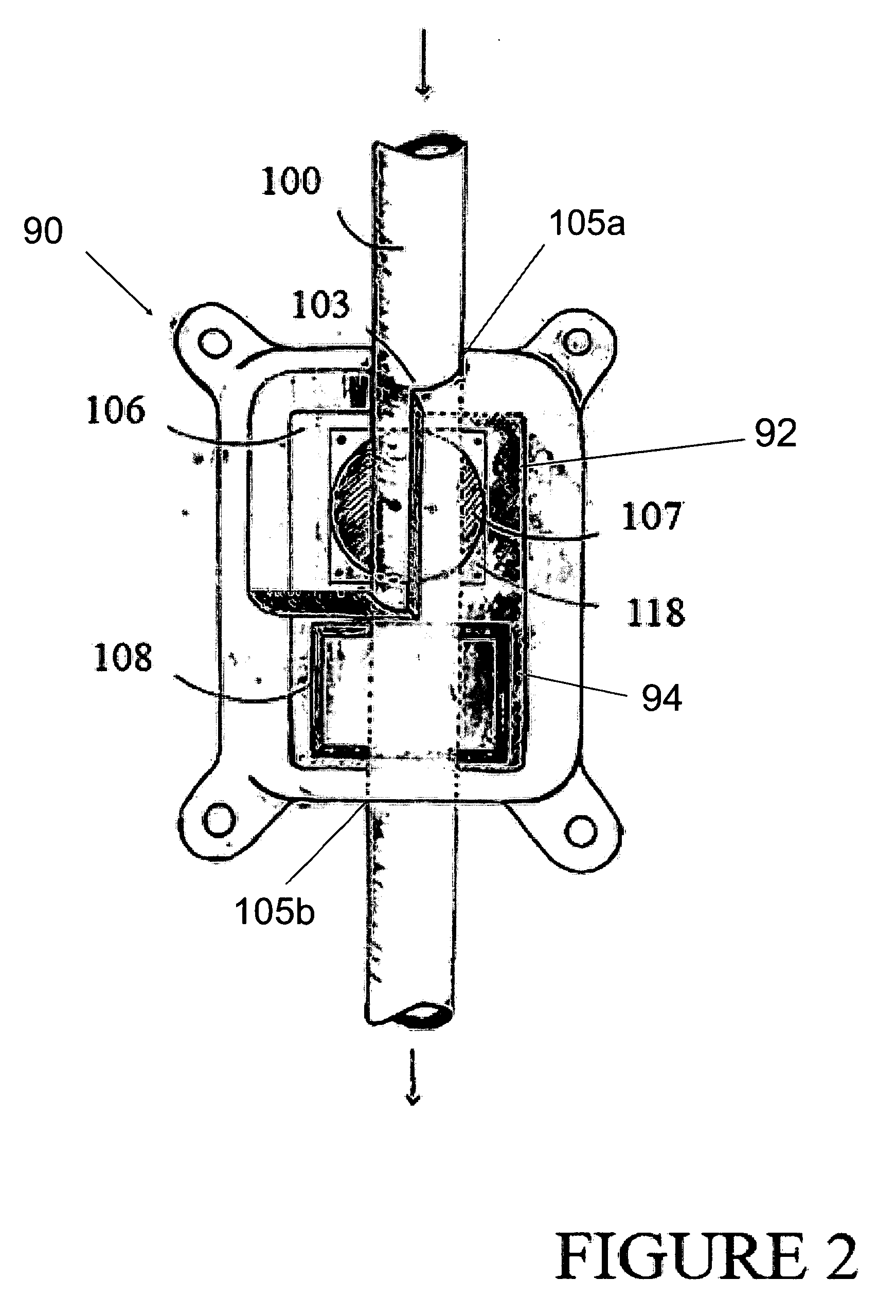 Implantable anti-clogging device for maintenance of cerebrospinal fluid shunt patency