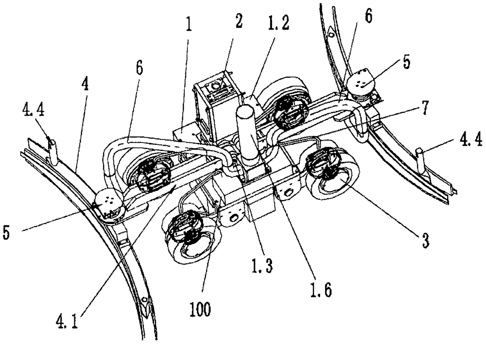 Can-entering pumping and draining robot