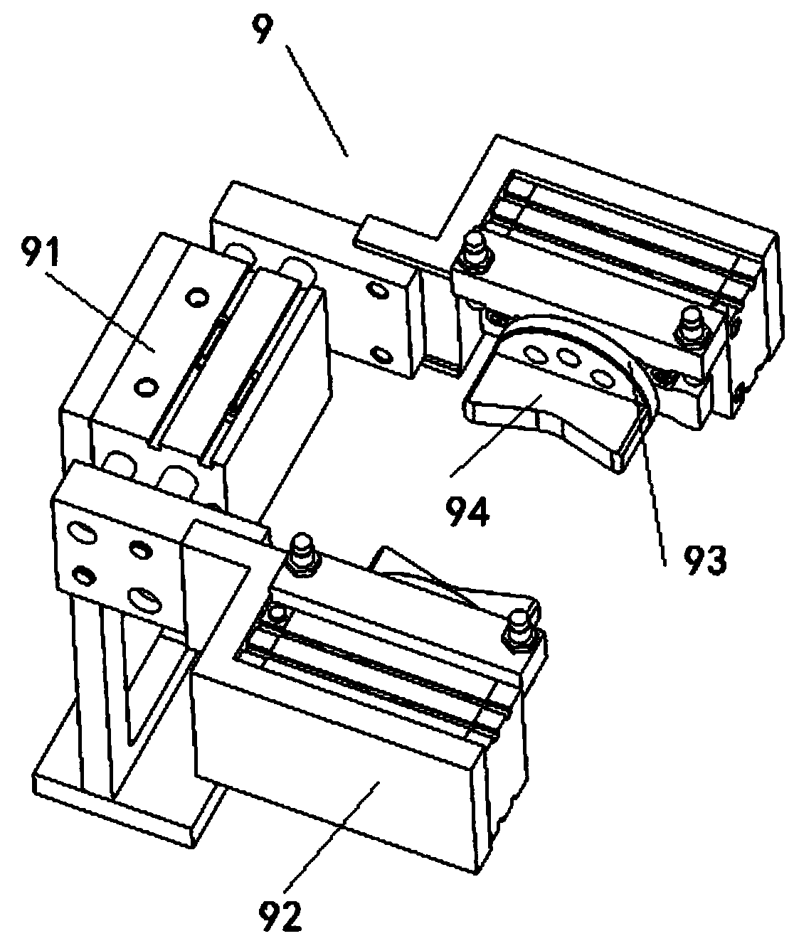 Aluminum foil and glass fiber cloth composite corrugated pipe forming machine and working method thereof