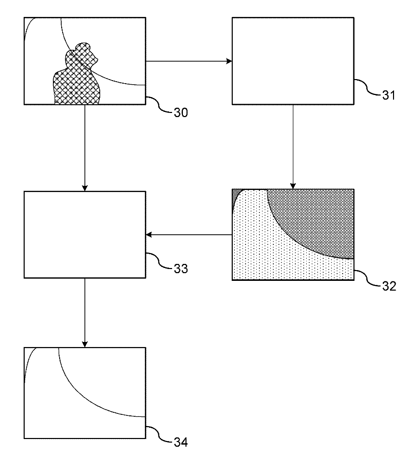 Shadow removal in an image captured by a vehicle-based camera for clear path detection