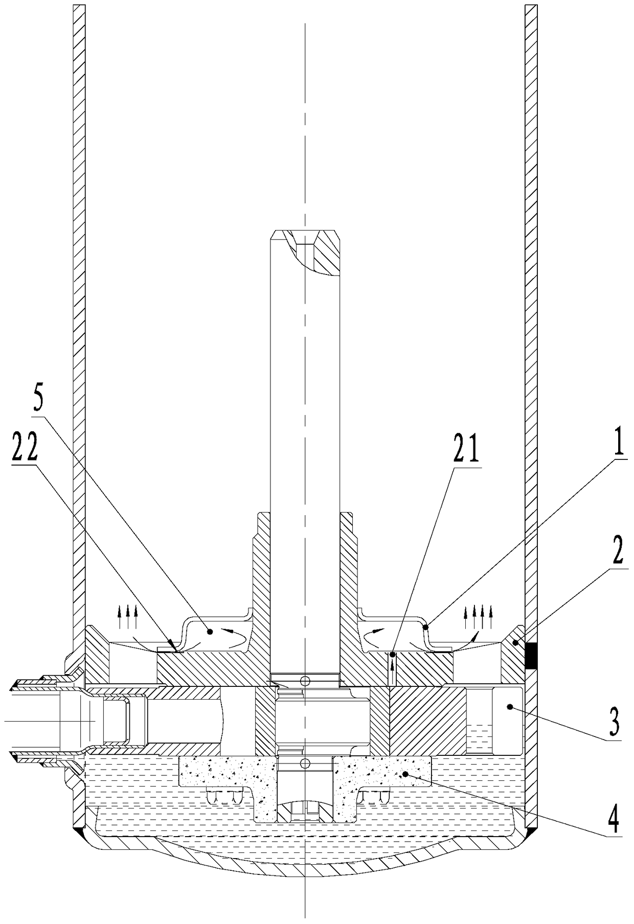 Pump structure and compressor