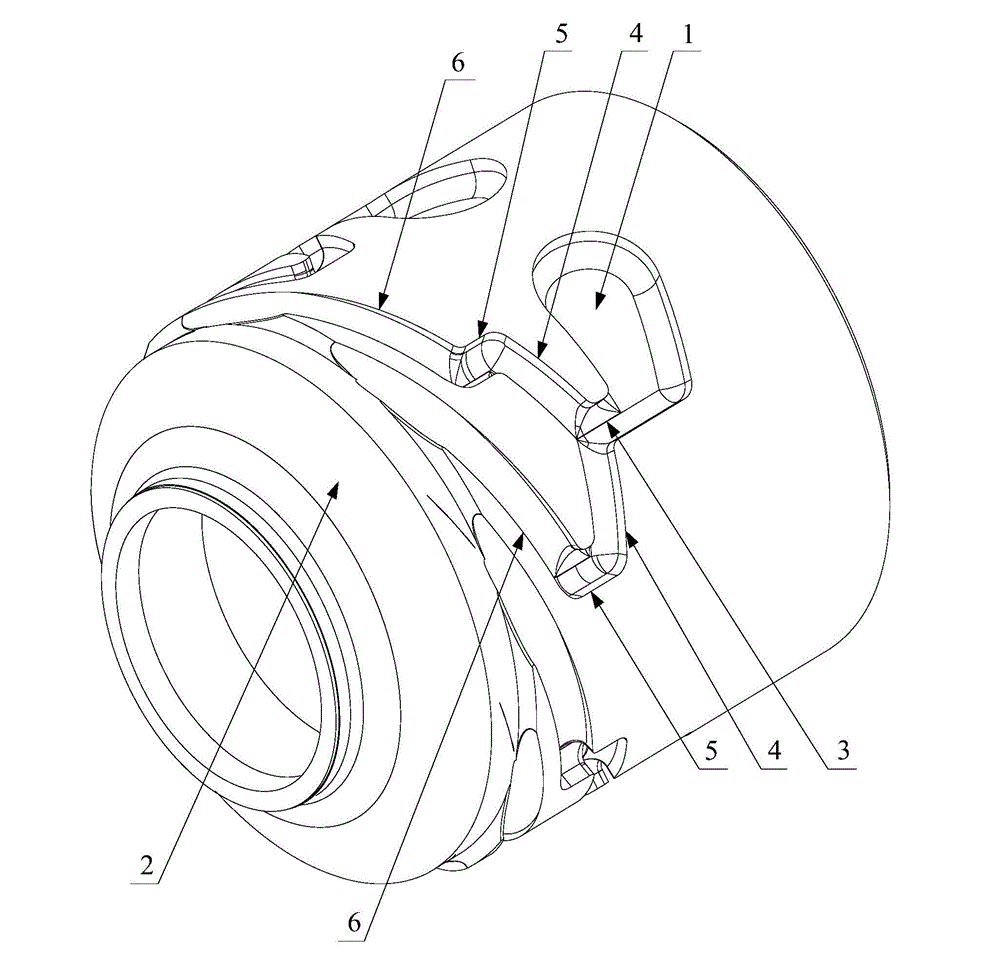 Extrusion die for metal tube