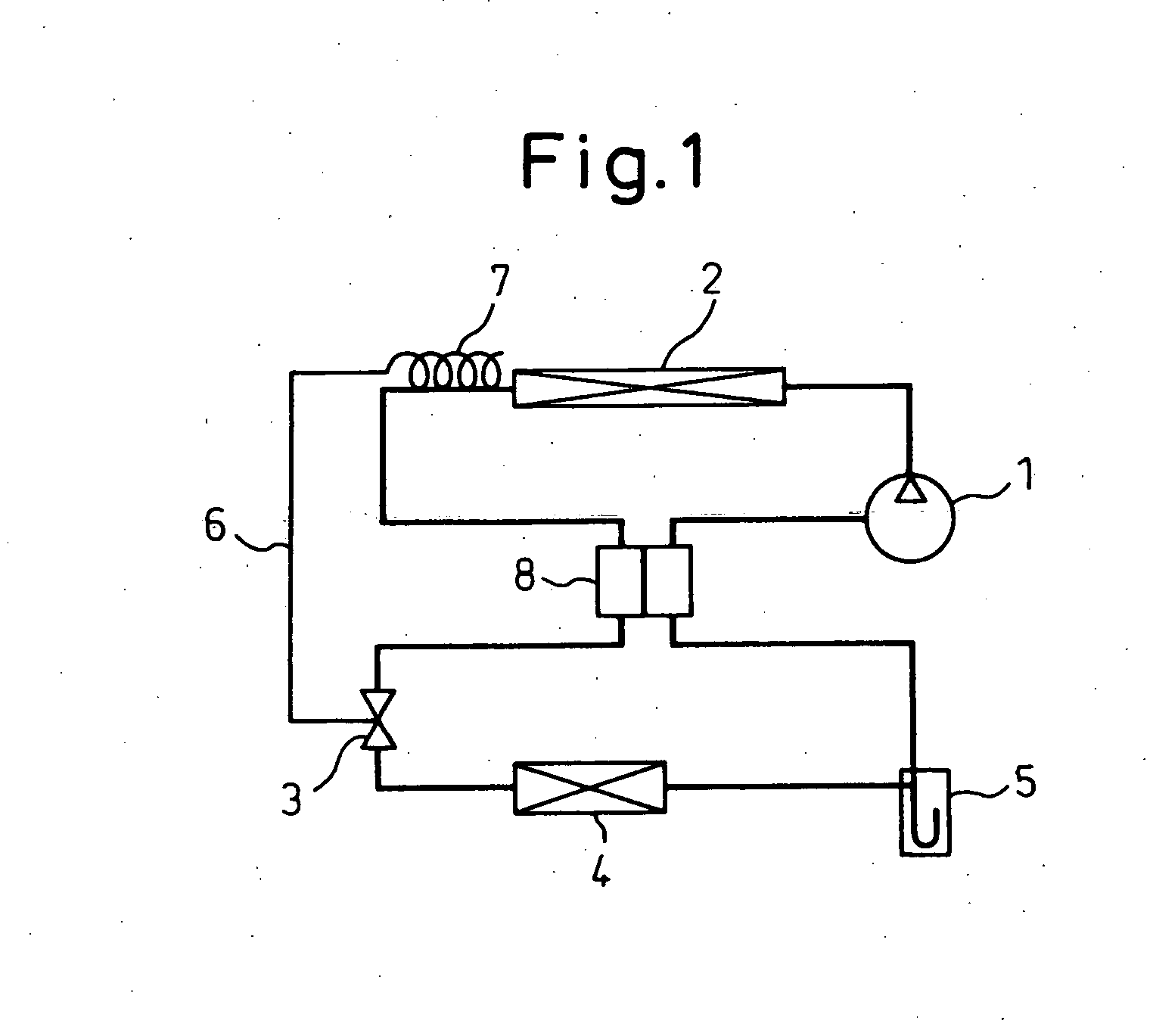 Pressure control valve for refrigeration cycle