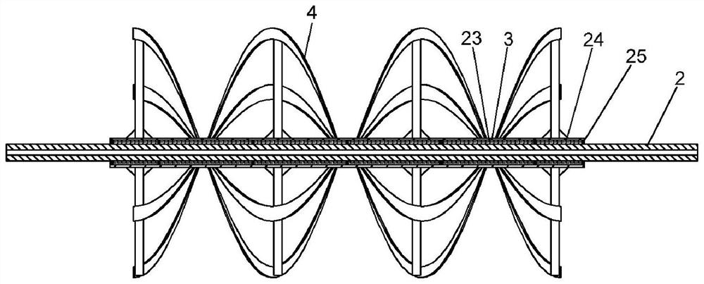 Continuous and stable lithium battery negative electrode material horizontal coating granulation equipment