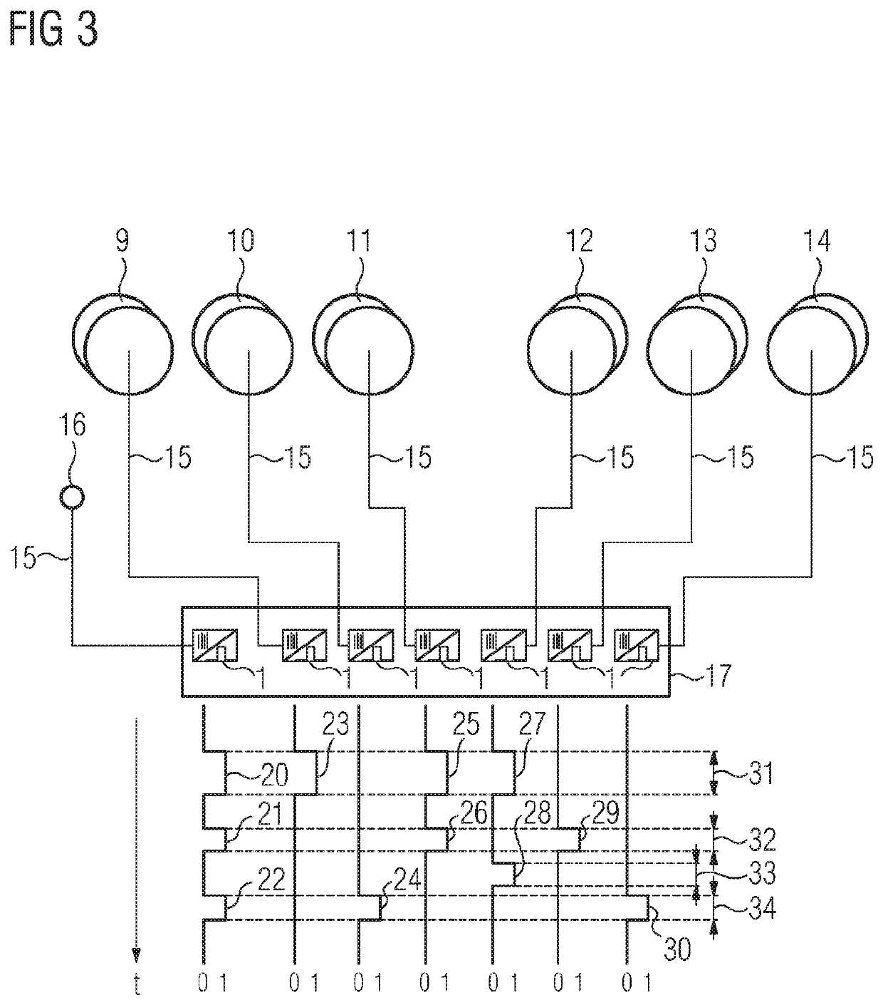 Method and arrangement for detecting partial discharges in an electric operating means