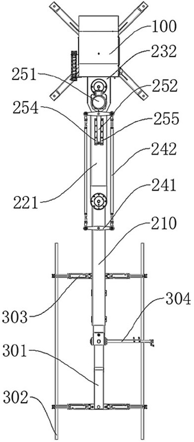 A single-column connecting-rod automatic palletizer