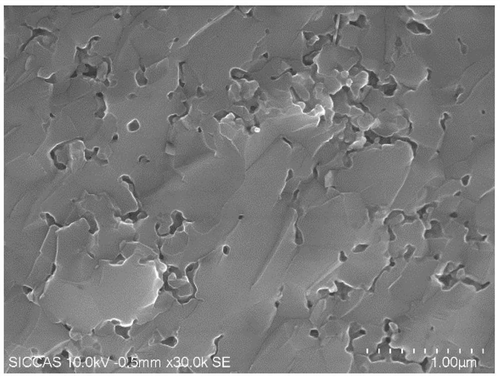 A sample preparation method for scanning electron microscope observation of ceramic internal microstructure