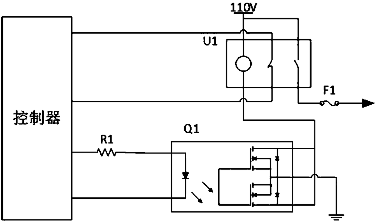 Heating system for driving equipment