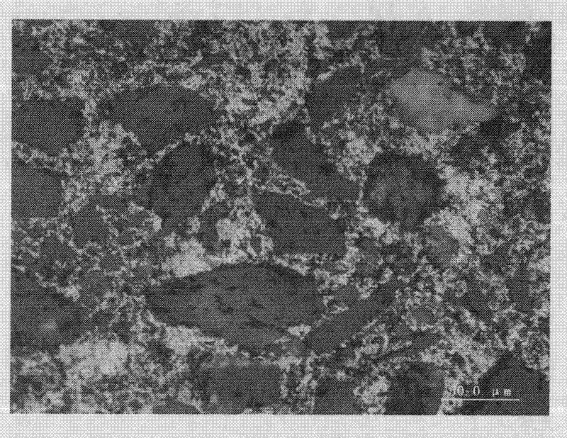 Preparation method of SiC/Al composite material for electronic packaging