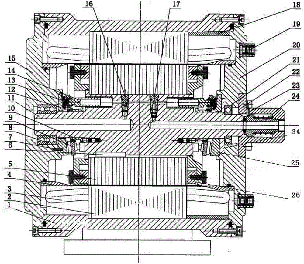 Double-swash-plate plunger type variable pump