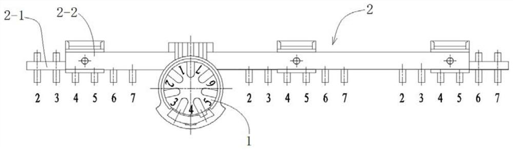 Transformer tap switch based on brake cable control