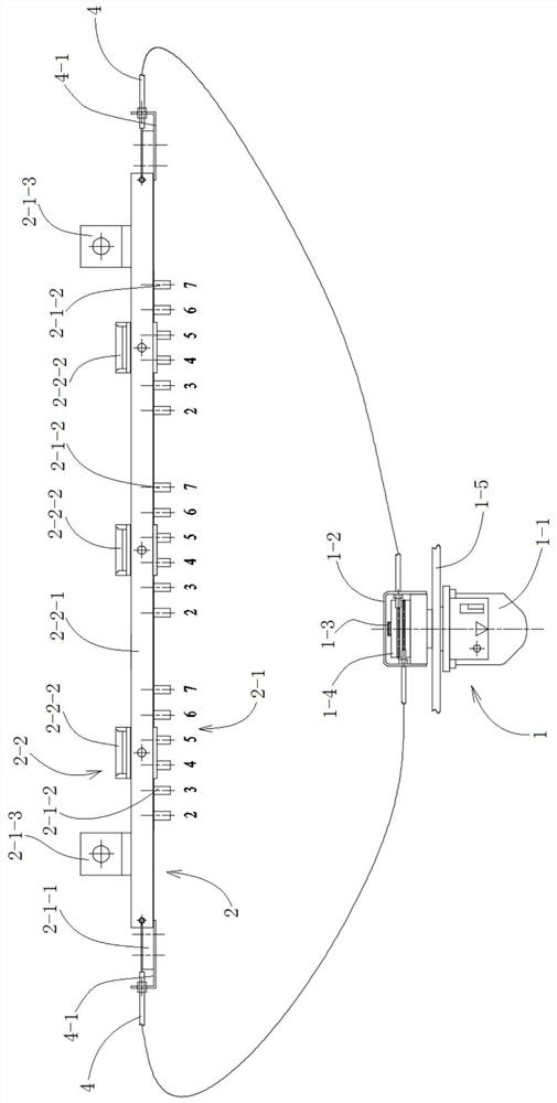 Transformer tap switch based on brake cable control