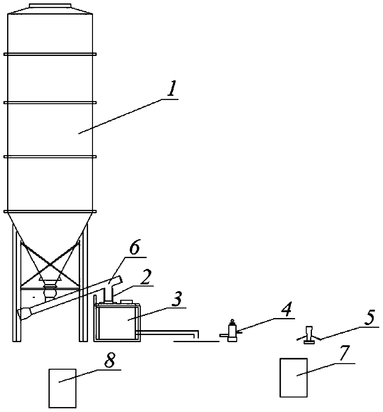 Semi-automatic cement mixing pile strength uniformity device