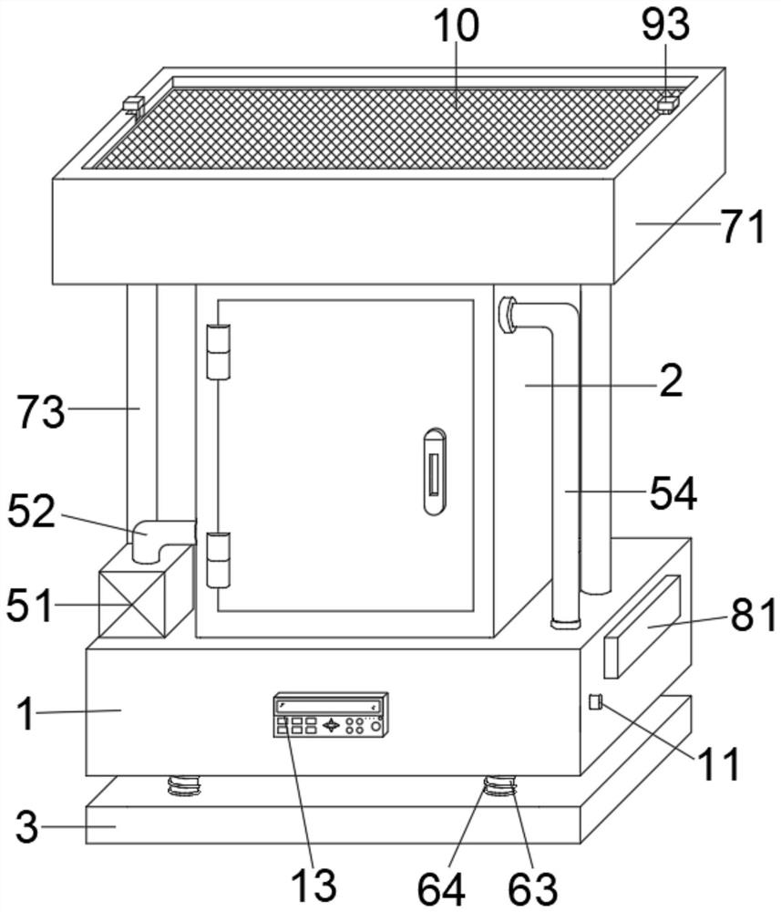 Cooling base for furnace water slag field instrument control terminal box and using method of cooling base