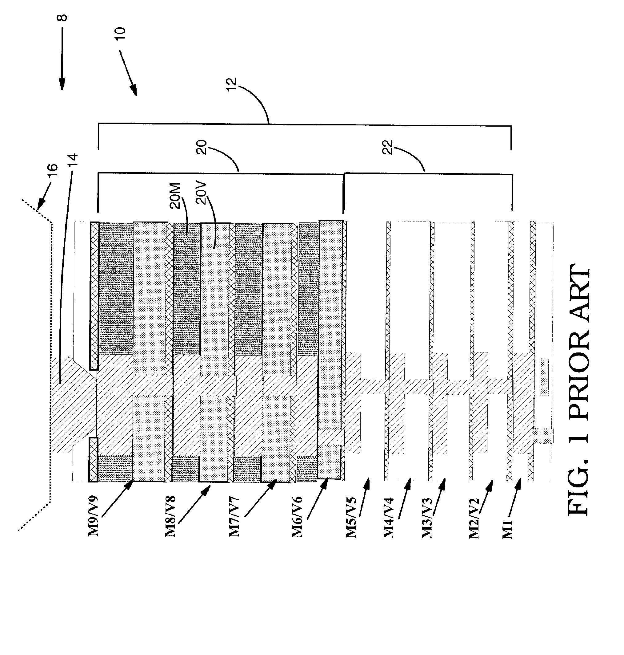 Ild layer with intermediate dielectric constant material immediately below silicon dioxide based ild layer